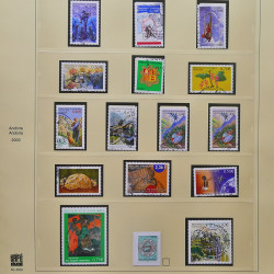 Collection timbres d'Andorre Français 1931-2015 oblitérés en 2 albums Safe.
