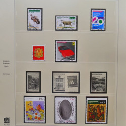 Collection timbres d'Andorre Français 1931-2015 oblitérés en 2 albums Safe.