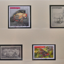 Collection timbres d'Andorre Français 1931-2015 oblitérés en 2 albums Safe.