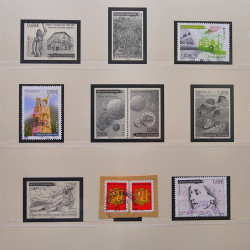 Collection timbres d'Andorre Français 1931-2015 oblitérés en 2 albums Safe.