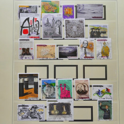 Collection timbres d'Andorre Français 1931-2015 oblitérés en 2 albums Safe.