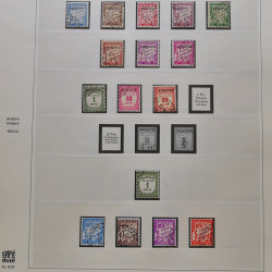 Collection timbres d'Andorre Français 1931-2015 oblitérés en 2 albums Safe.