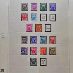 Collection timbres d'Andorre Français 1931-2015 oblitérés en 2 albums Safe.