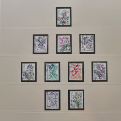 Collection timbres d'Andorre Français 1931-2015 oblitérés en 2 albums Safe.