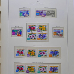 Collection timbres d'Australie 1996-2010 oblitérés en album Leuchtturm.