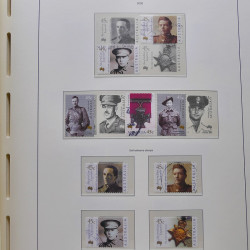 Collection timbres d'Australie 1996-2010 oblitérés en album Leuchtturm.