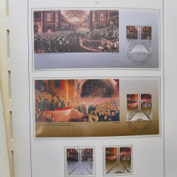 Collection timbres d'Australie 1996-2010 oblitérés en album Leuchtturm.