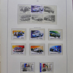 Collection timbres d'Australie 1996-2010 oblitérés en album Leuchtturm.