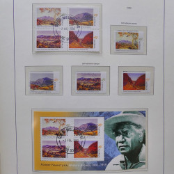 Collection timbres d'Australie 1996-2010 oblitérés en album Leuchtturm.