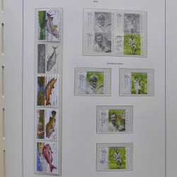 Collection timbres d'Australie 1996-2010 oblitérés en album Leuchtturm.