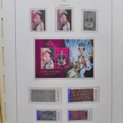 Collection timbres d'Australie 1996-2010 oblitérés en album Leuchtturm.