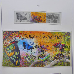 Collection timbres d'Australie 1996-2010 oblitérés en album Leuchtturm.