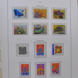 Collection timbres d'Australie 1996-2010 oblitérés en album Leuchtturm.