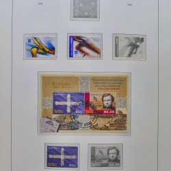 Collection timbres d'Australie 1996-2010 oblitérés en album Leuchtturm.