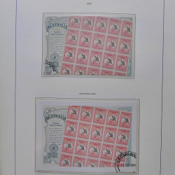 Collection timbres d'Australie 1996-2010 oblitérés en album Leuchtturm.