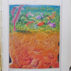 Collection timbres d'Australie 1996-2010 oblitérés en album Leuchtturm.