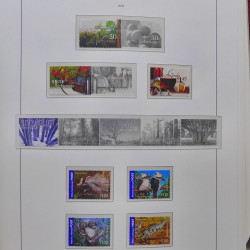 Collection timbres d'Australie 1996-2010 oblitérés en album Leuchtturm.