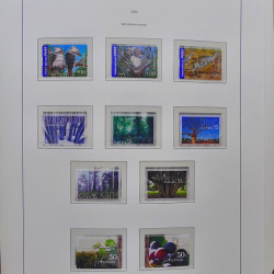 Collection timbres d'Australie 1996-2010 oblitérés en album Leuchtturm.