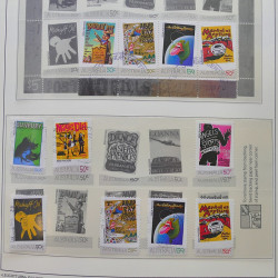 Collection timbres d'Australie 1996-2010 oblitérés en album Leuchtturm.