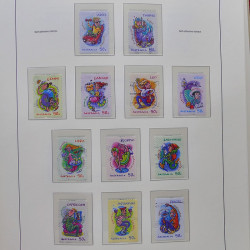 Collection timbres d'Australie 1996-2010 oblitérés en album Leuchtturm.