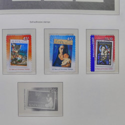 Collection timbres d'Australie 1996-2010 oblitérés en album Leuchtturm.