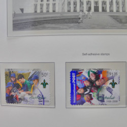 Collection timbres d'Australie 1996-2010 oblitérés en album Leuchtturm.