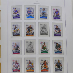 Collection timbres d'Australie 1996-2010 oblitérés en album Leuchtturm.