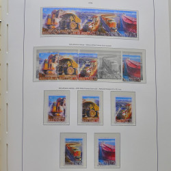 Collection timbres d'Australie 1996-2010 oblitérés en album Leuchtturm.
