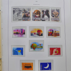 Collection timbres d'Australie 1996-2010 oblitérés en album Leuchtturm.