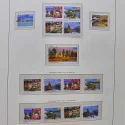 Collection timbres d'Australie 1996-2010 oblitérés en album Leuchtturm.