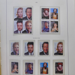 Collection timbres d'Australie 1996-2010 oblitérés en album Leuchtturm.