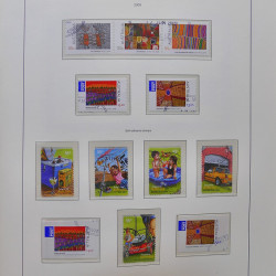 Collection timbres d'Australie 1996-2010 oblitérés en album Leuchtturm.