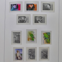 Collection timbres d'Australie 1996-2010 oblitérés en album Leuchtturm.