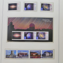 Collection timbres d'Australie 1996-2010 oblitérés en album Leuchtturm.