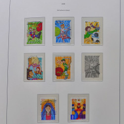 Collection timbres d'Australie 1996-2010 oblitérés en album Leuchtturm.