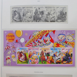 Collection timbres d'Australie 1996-2010 oblitérés en album Leuchtturm.