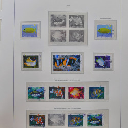 Collection timbres d'Australie 1996-2010 oblitérés en album Leuchtturm.