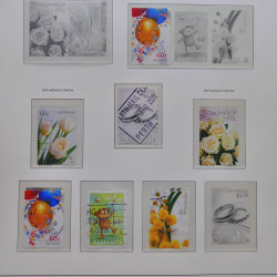 Collection timbres d'Australie 1996-2010 oblitérés en album Leuchtturm.