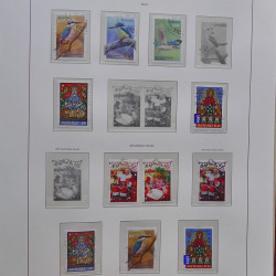 Collection timbres d'Australie 1996-2010 oblitérés en album Leuchtturm.