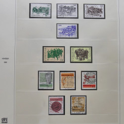 Collection timbres d'Îles Féroé 1975-2006 oblitérés en album Safe.