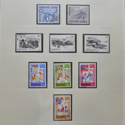 Collection timbres d'Îles Féroé 1975-2006 oblitérés en album Safe.