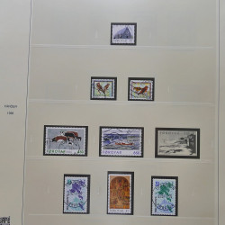 Collection timbres d'Îles Féroé 1975-2006 oblitérés en album Safe.