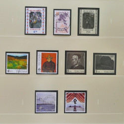 Collection timbres d'Îles Féroé 1975-2006 oblitérés en album Safe.