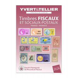 Catalogue de cotation timbres fiscaux et socio postaux de France et Monaco 2026.