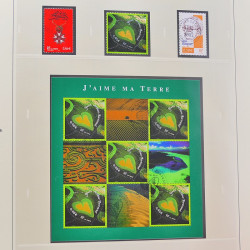 Collection timbres de France 2002-2004 oblitérés en album Safe.