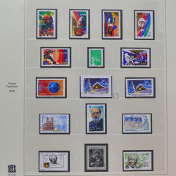 Collection timbres de France 2002-2004 oblitérés en album Safe.