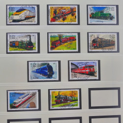 Collection timbres de France 2002-2004 oblitérés en album Safe.