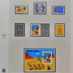 Collection timbres de France 2002-2004 oblitérés en album Safe.