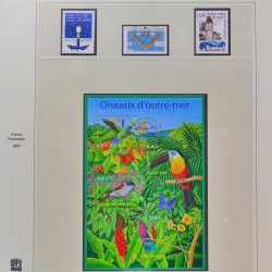 Collection timbres de France 2002-2004 oblitérés en album Safe.