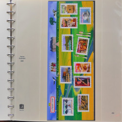 Collection timbres de France 2002-2004 oblitérés en album Safe.